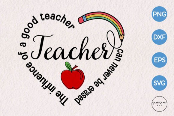 A Good Teacher SVG: A Versatile Embroidery Design
