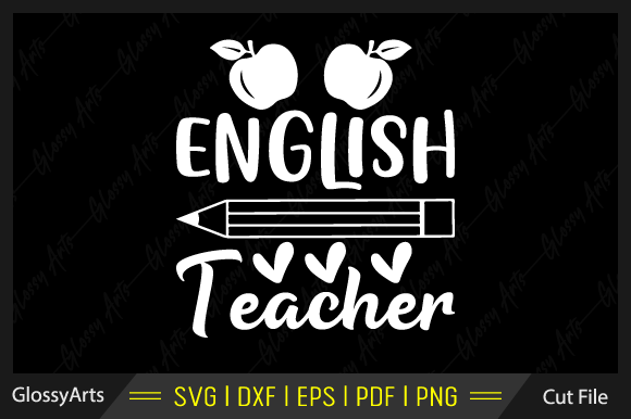 English Teacher Svg for Embroidery Projects