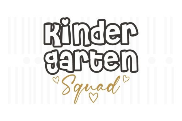 Kindergarten Squad,Teacher SVG: A Versatile Design