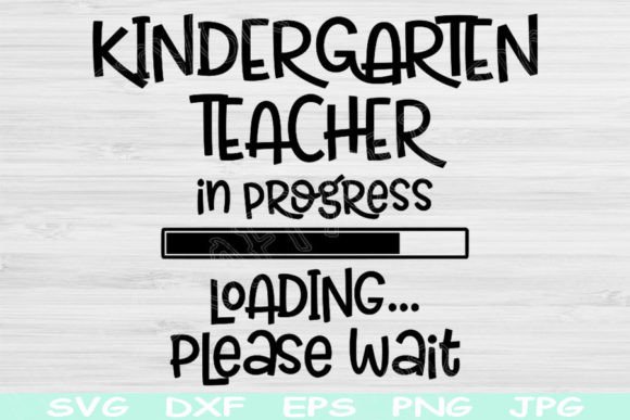 Kindergarten Teacher SVG in Progress Cut Review