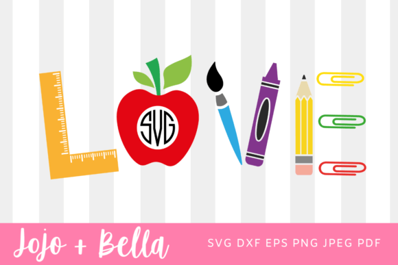 Love School SVG: A Charming Addition for Crafters