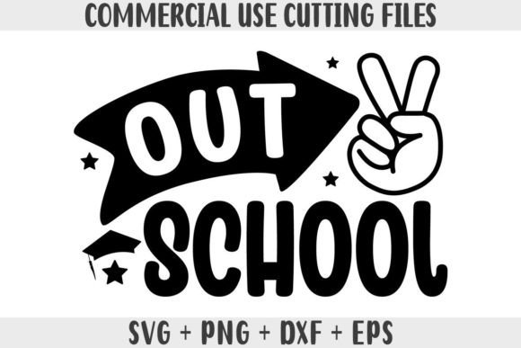Peace out School Last Day of School SVG