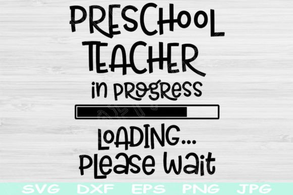 Preschool Teacher SVG: Loading Design Review