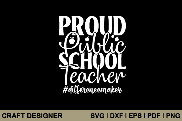 Proud Public School Teacher SVG: An Embroidery Review