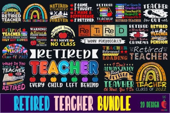 Retired Teacher SVG Bundle: A Versatile Design Review