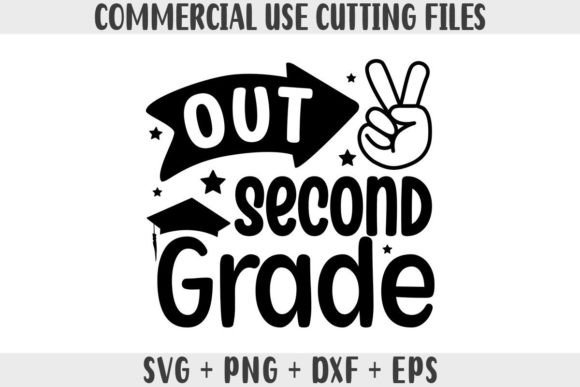 Reviewing Out Second Grade Last Day SVG for Embroidery