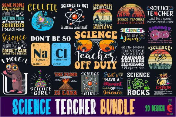 Science Teacher SVG Bundle: A Versatile Design Set