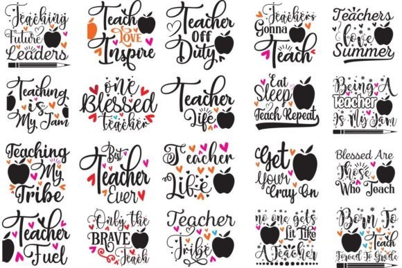Teacher Svg Bundle: A Versatile Design for Educators