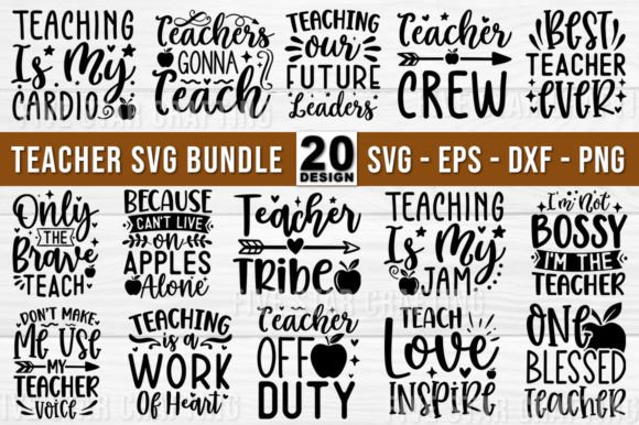 Teacher SVG Bundle for Creative Embroidery Projects