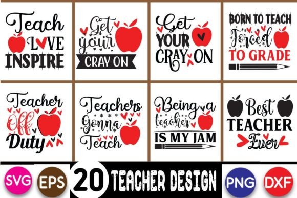 Teacher Svg Design: A Versatile Bundle for Embroidery
