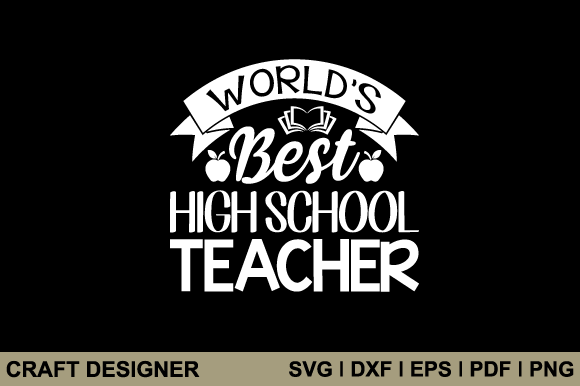 World's Best High School Teacher SVG Review